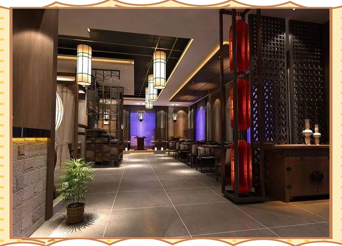 火锅效果装修店图片_火锅装修风格效果图_火锅店装修效果图