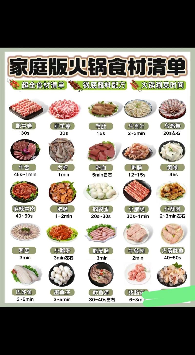 火锅配菜_火锅配菜有哪些菜单清单大全_火锅配菜哪些好吃