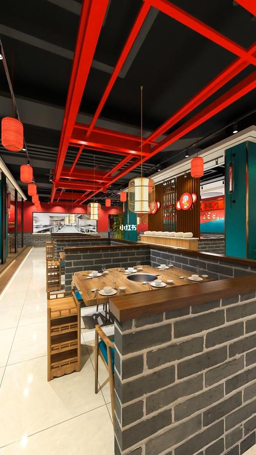 火锅店装修效果图_火锅装修风格图片简约大气_火锅装修风格效果图